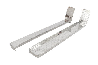 Dee Zee 08-14 Ford Econoline/E-Series Van Running Board Cab Section Brite-Tread Aluminum (Full)