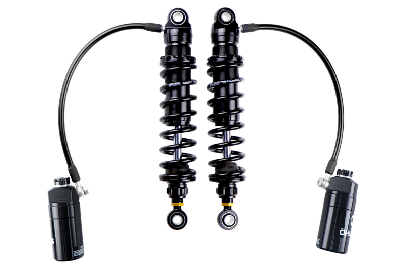 Ohlins Motorcycle USA Ohlins 14-26 Harley FL Touring STX 36 Twin Blackline 13in Blk Reservoir Shocks 150lb - Max 500lb