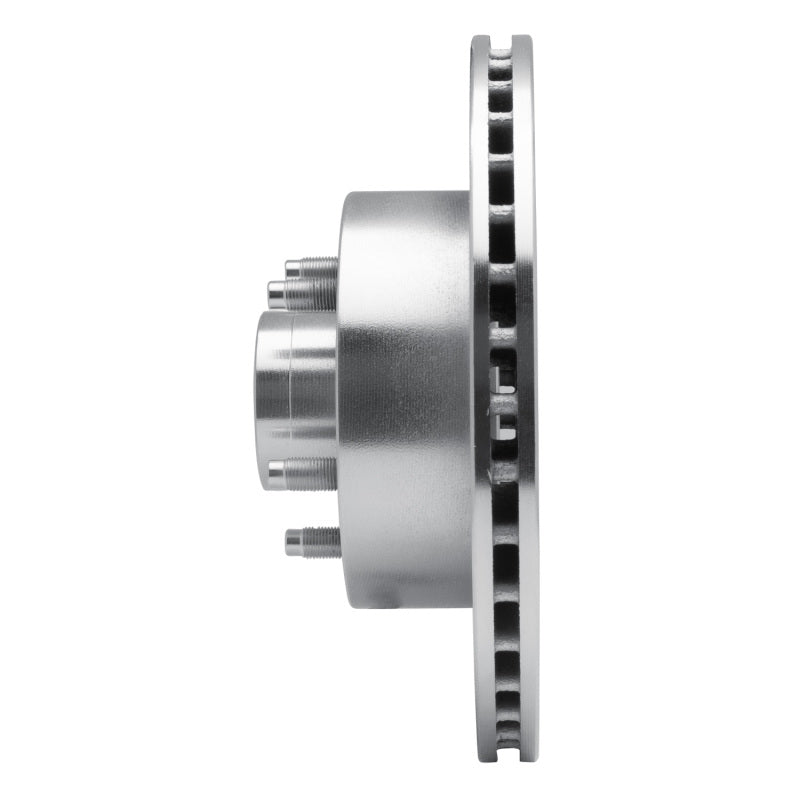 R1 Concepts R1 1974-1980 Ford Granada Front Left Drilled & Slotted Silver Brake Rotor