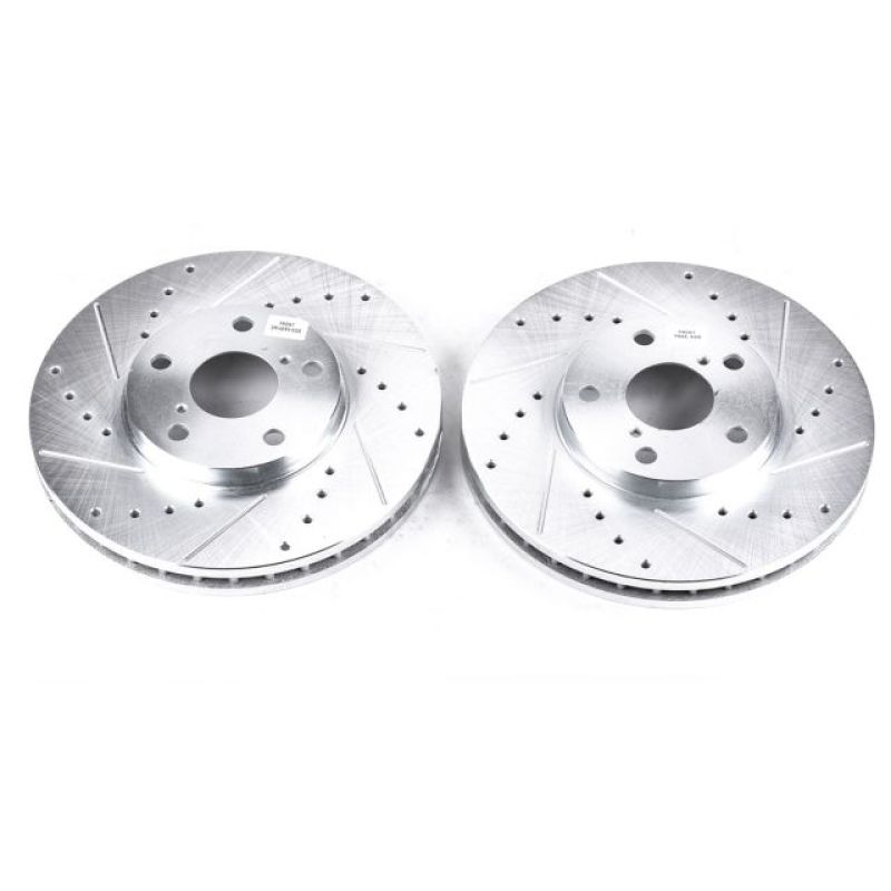 PowerStop Power Stop 93-05 Lexus GS300 Front Evolution Drilled & Slotted Rotors - Pair