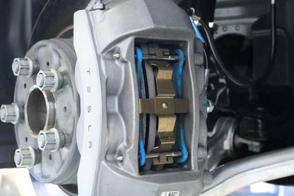 UNPLUGGED PERFORMANCE UP-M3MY-318-6.1 STREET & TRACK DAY REAR BRAKE PAD SET ONLY NON PERFORMANCE CALIPER FOR TESLA MODEL 3 / MODEL Y