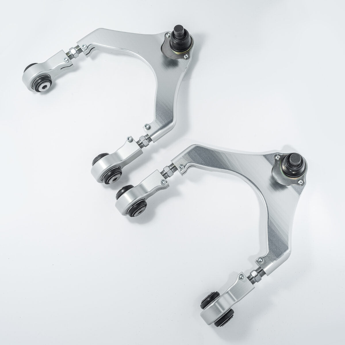 UNPLUGGED PERFORMANCE UP-M3MY-315-1.4 BILLET ADJUSTABLE FRONT UPPER CONTROL ARM SET - ULTIMATE EDITION FOR TESLA MODEL 3 / MODEL Y
