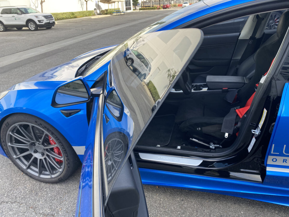 UNPLUGGED PERFORMANCE UP-M3-347-2.1 ROOF GLASS REPLACEMENT, LEXAN (10.8LBS, 16.6LBS SAVINGS) FOR TESLA MODEL 3