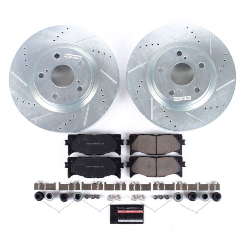 PowerStop Power Stop 13-18 Lexus ES300h Front Z23 Evolution Sport Brake Kit