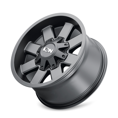 ION Wheels ION 141 17x9 / 8x170 BP / 18mm Offset / 125.2mm Hub Satin Black Wheel