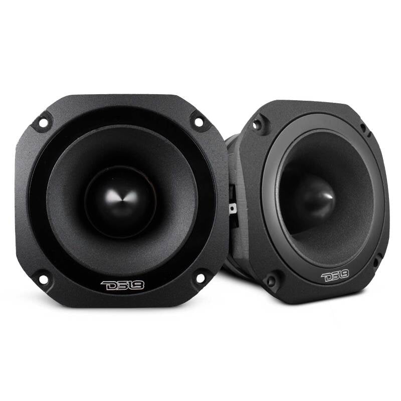 DS18 4in Super Bullet Tweeter Neodymium 220 Watts RMS 1.5in Titanium Vc 8 ohm Black