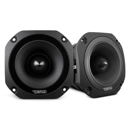 DS18 4in Super Bullet Tweeter Neodymium 220 Watts RMS 1.5in Titanium Vc 8 ohm Black