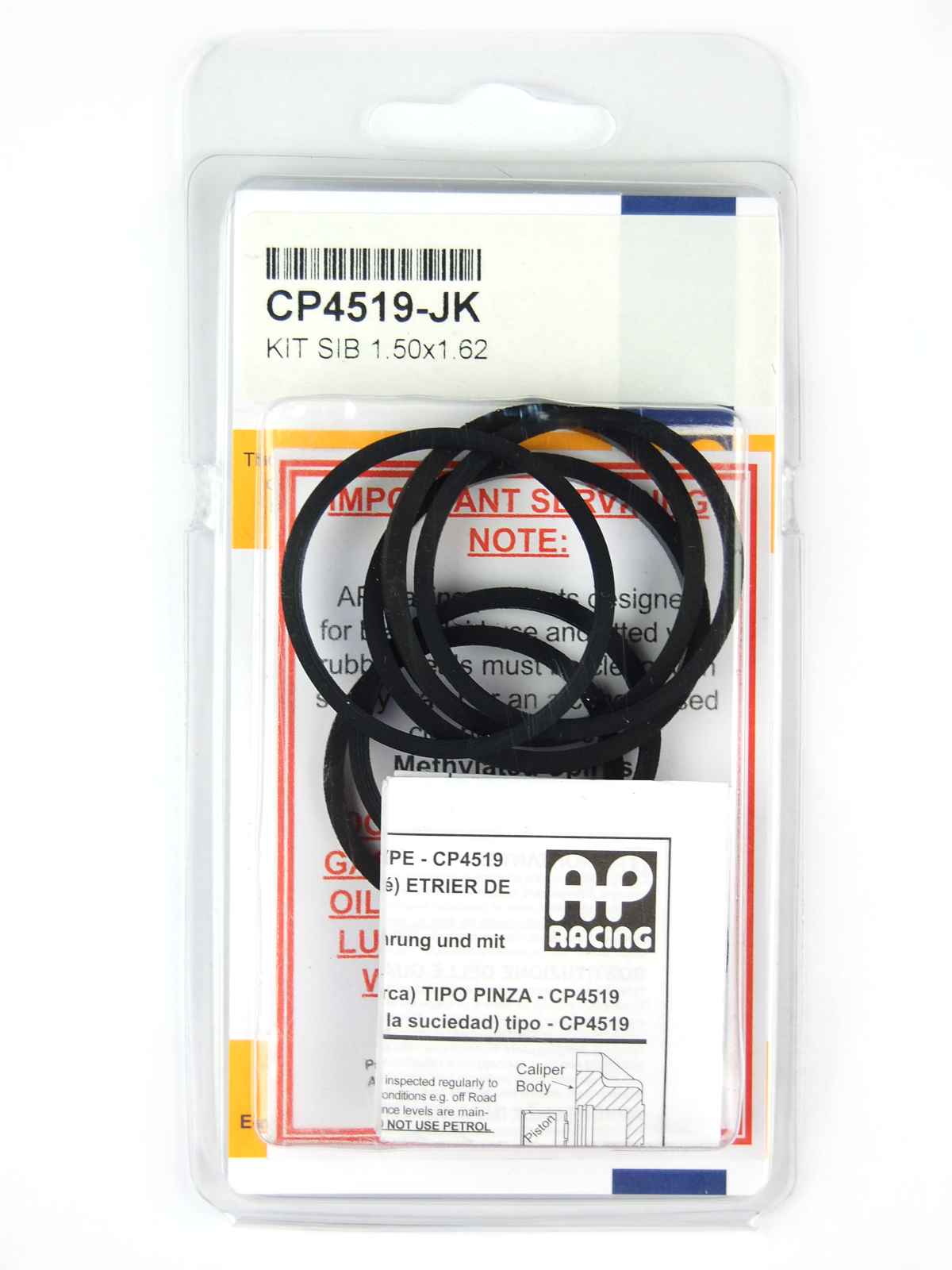 AP RACING CP4519-KL CALIPER SEAL KIT