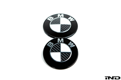 IND Carbon BMW Roundel Set