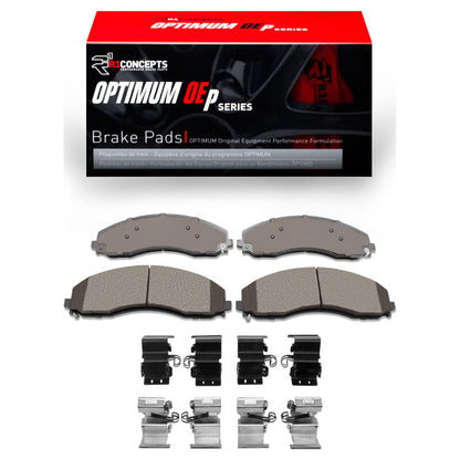 R1 Concepts R1 2017-2024 Ford F-450 Super Duty Front/Rear R1 Optimum OE Pads & Hardware Kit