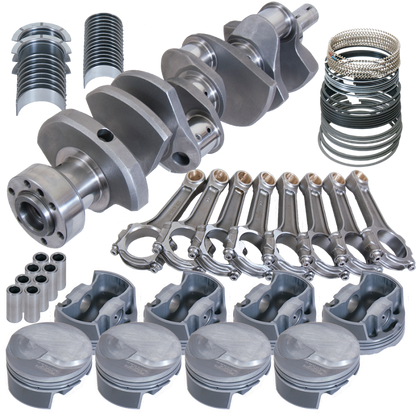 Eagle Chevy 454 1Pc 4.250in Crank 6.385in I-Beam Rods 18cc Dome 4.320in Pistons Rotating Assembly