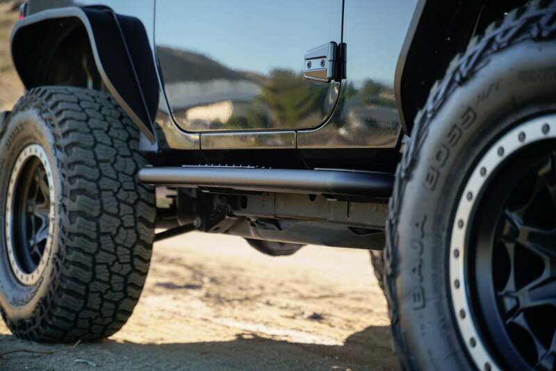 DV8 Offroad 07-18 Jeep Wrangler JK 2 Door Body/Pinch Weld Mounted Side Steps