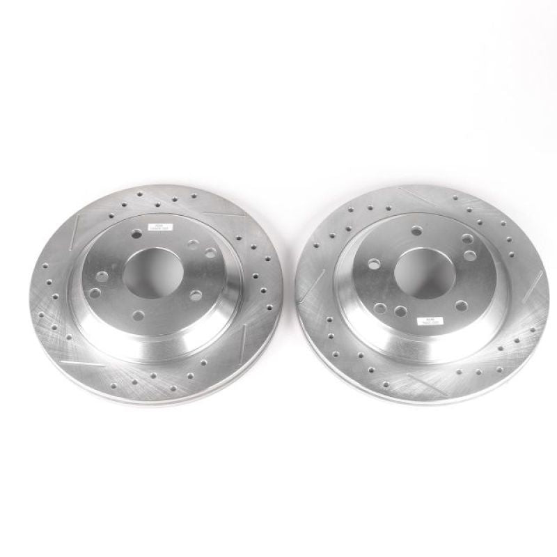 PowerStop Power Stop 88-96 Chevrolet Corvette Rear Evolution Drilled & Slotted Rotors - Pair