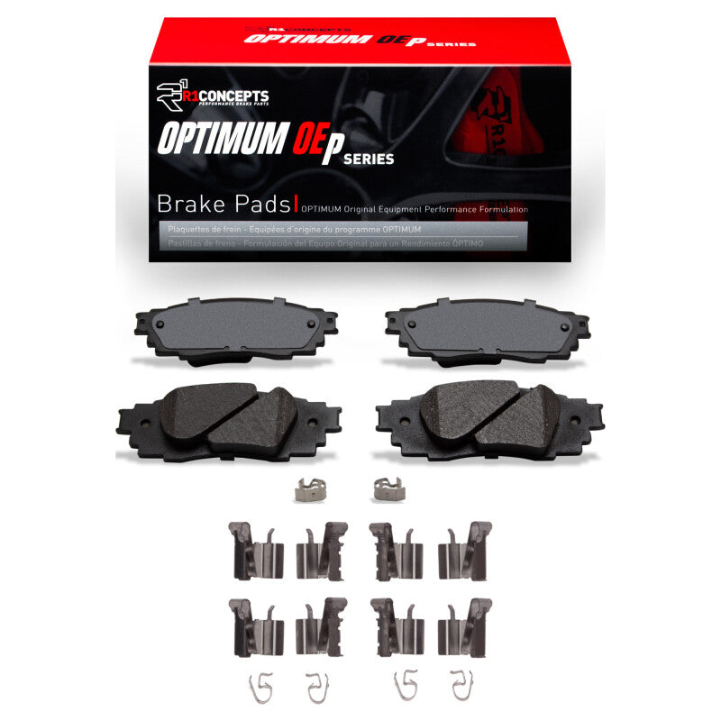 R1 Concepts R1 2016-2025 Lexus ES300H Rear R1 Optimum OE Pads & Hardware Kit