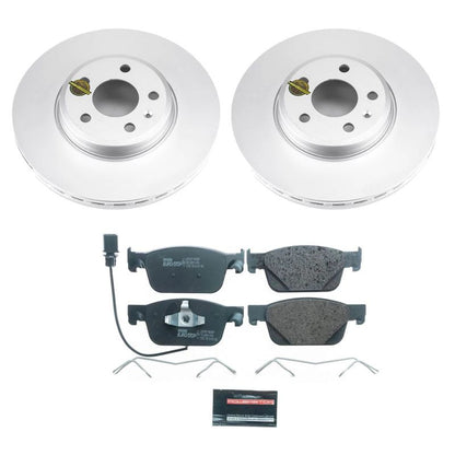 PowerStop Power Stop 17-19 Audi A4 Front Euro-Stop Brake Kit