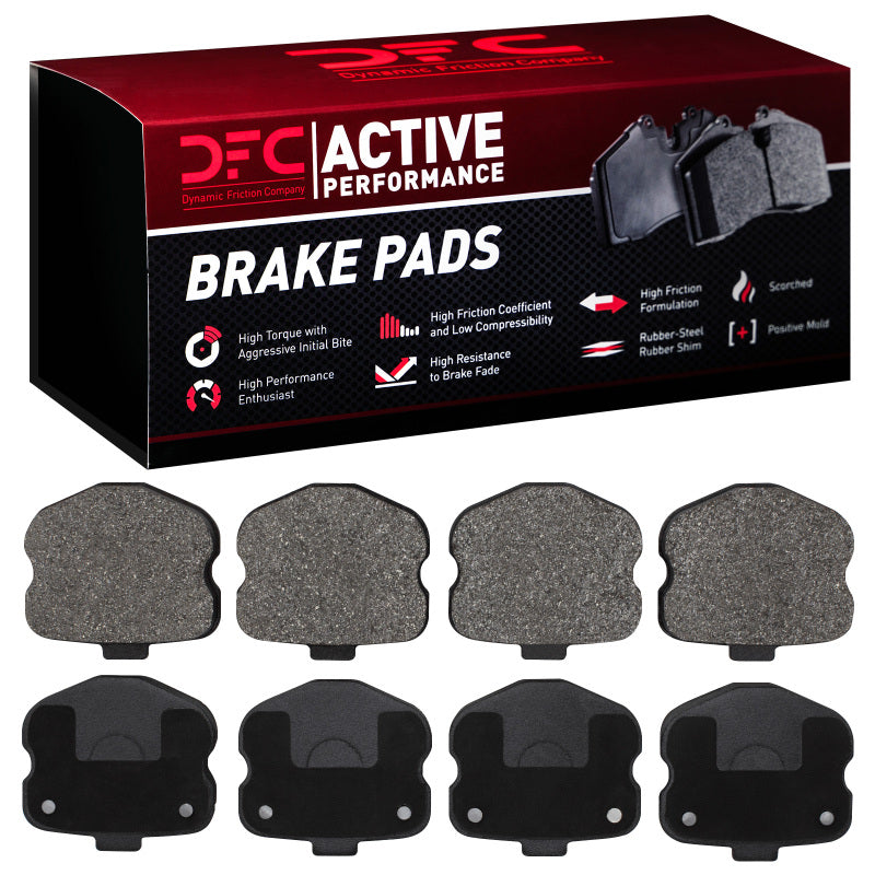 DFC 06-13 Chevrolet Corvette Rear Active Performance Pads - Low Metallic