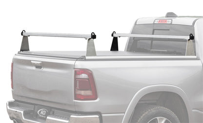 Access ADARAC Aluminum Uprights 12in Vertical Kit (2 Uprights w/ 1 66in Cross Bar) Silver Truck Rack