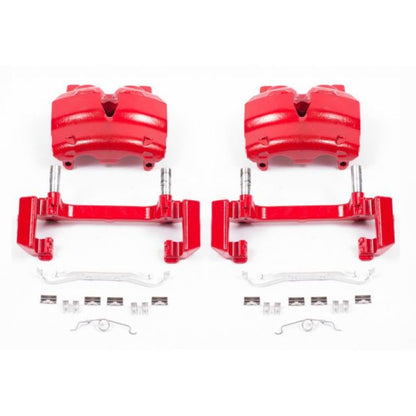 PowerStop Power Stop 03-06 Ford Expedition Front Red Calipers w/Brackets - Pair