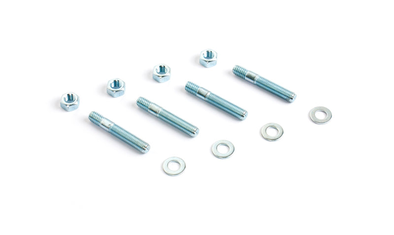 Cometic Gasket Cometic Carburetor Studs 2in Zinc Plated - Set of 4 With Washers and Nuts