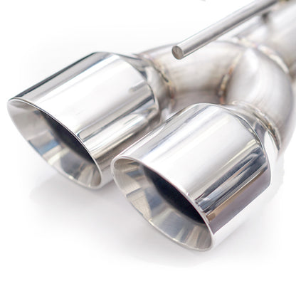 Stainless Works 15-19 Dodge Challenger 6.2L/6.4L Hemi 3in Legend Catback X-Pipe w/4in Quad Tips