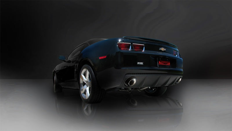 CORSA Performance Corsa 2010-2015 Chevrolet Camaro Coupe SS 6.2L V8 Auto Polished Sport Cat-Back + XO Exhaust