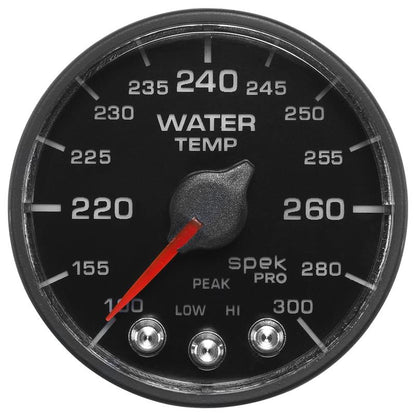 Autometer Spek-Pro - Nascar 2-1/16in Water Temp 100- 300F Bfb Ecu
