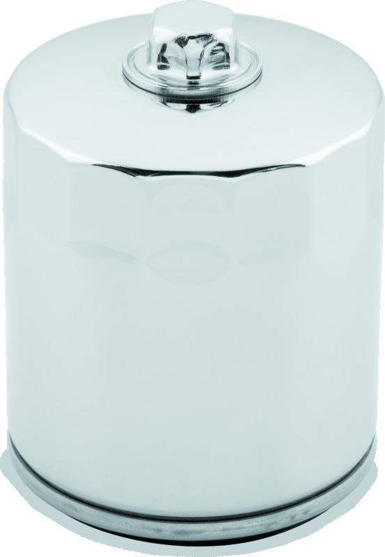 TwinPower Twin Power M8 Chrome Oil Filter With Nut Replaces H-D 62700297