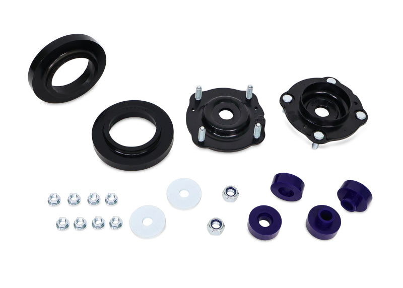 SuperPro 08-21 Toyota Land Cruiser Upper Strut mount Set - Front