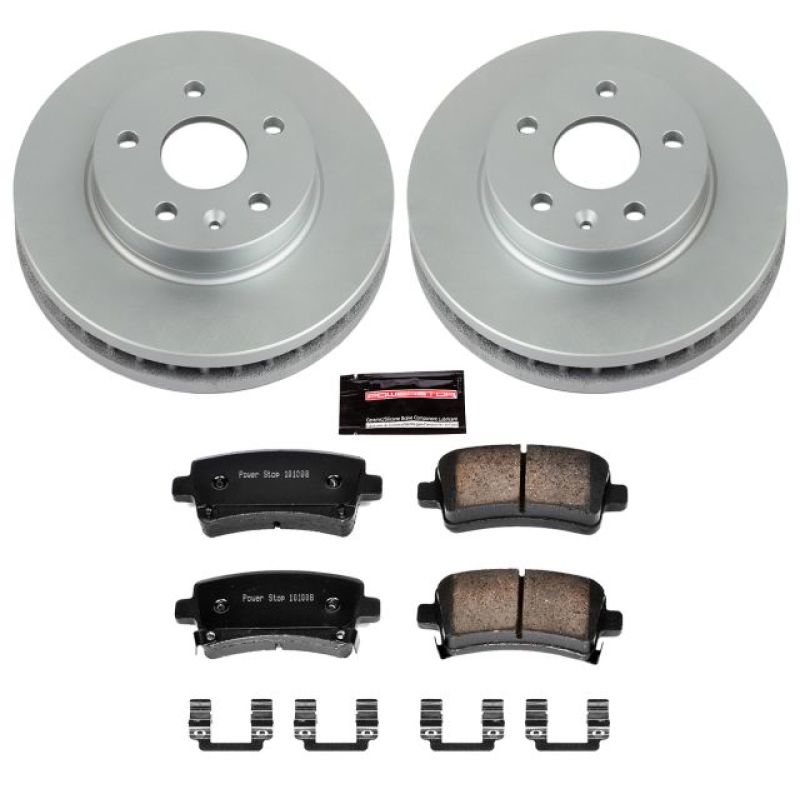 PowerStop Power Stop 12-16 Buick LaCrosse Rear Z17 Evolution Geomet Coated Brake Kit