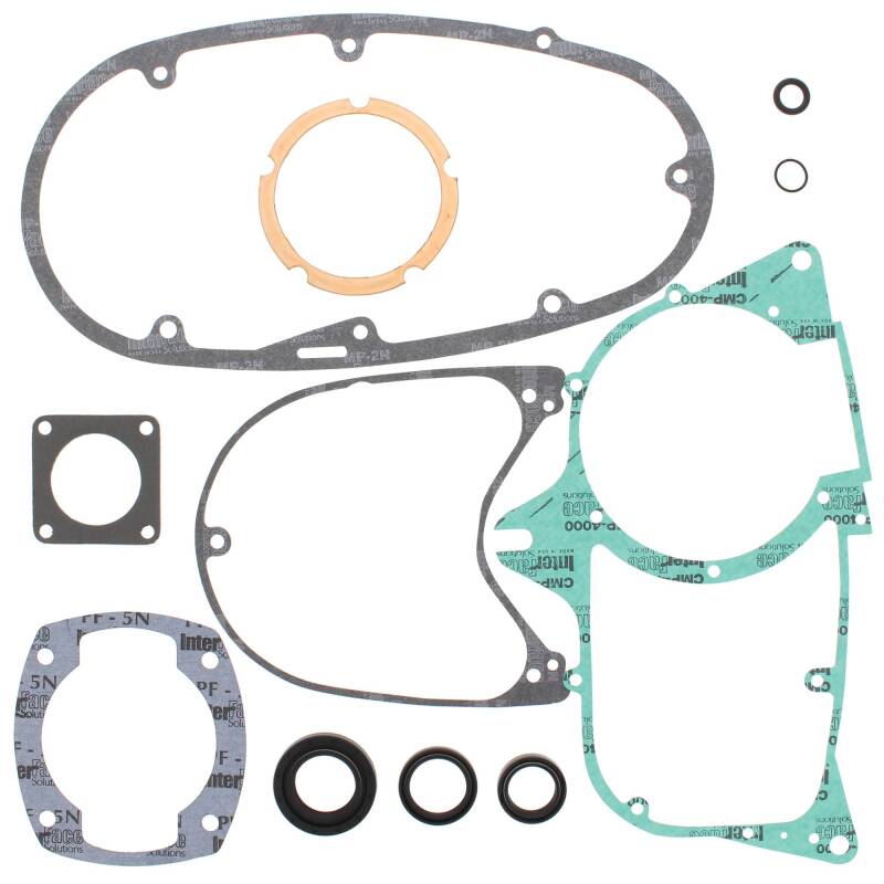 Vertex Pistons Vertex Gaskets  Maico 450 Complete Gasket Kit w/ Oil Seals