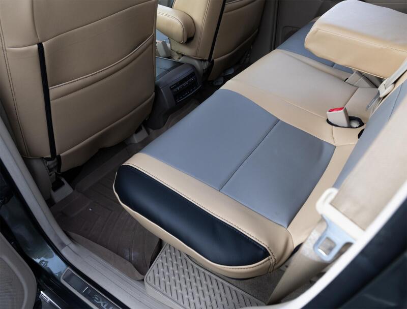 PRP Seats PRP 03-09 Lexus GX470 Rear Bench Cover - Black w/ Red Stitch