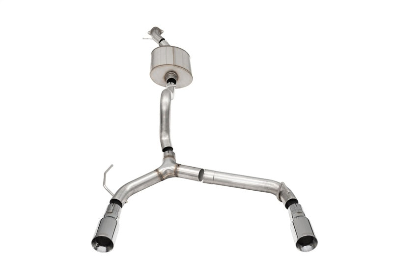 CORSA Performance Corsa 21-25 Ford Bronco 2.7L 2-Door 2.75in Cat-Back Dual Rear Exhaust w/4in Straight-Cut Polish Tips