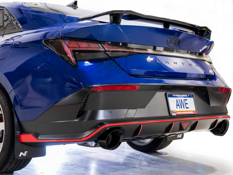 AWE Tuning 22-26 Hyundai Elantra N SwitchPath Cat-Back Exhaust - Diamond Black Tips