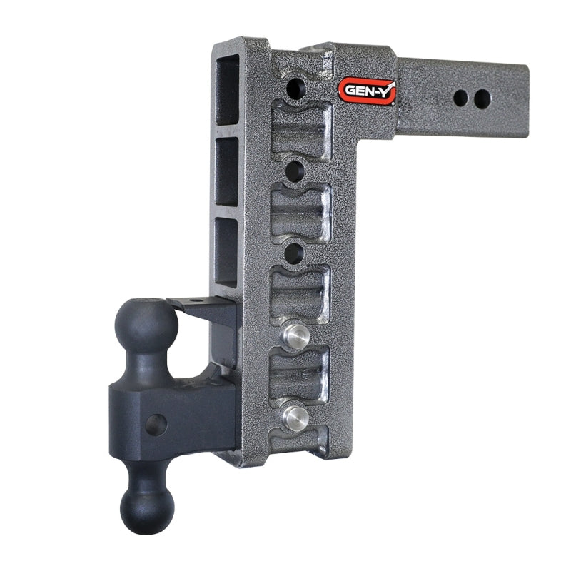 GEN-Y Hitch Gen-Y Mega Duty 3in Shank 12in Drop 3.5K TW 32K Hitch w/GH-0161 Dual-Ball/GH-0162 Pintle Lock