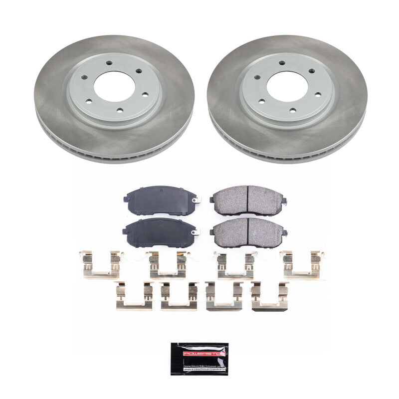 PowerStop Power Stop 07-13 Nissan Altima Front Semi-Coated Rotor Kit