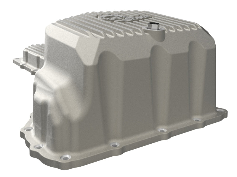 aFe GM Diesel Trucks 20-25 V8-6.6L L5P POWER Street Series Engine Oil Pan Raw w/ Machined Fins