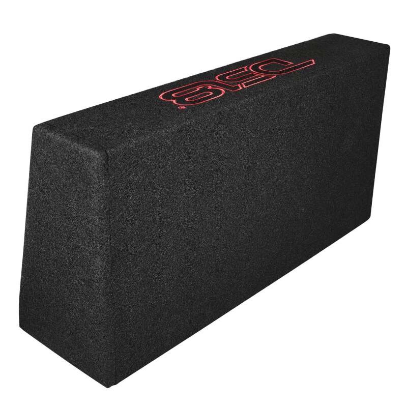 DS18 Dual 10in Shallow Enclosure w/ Subwoofer 350 Watts RMS Sealed Black Carpet Amplified