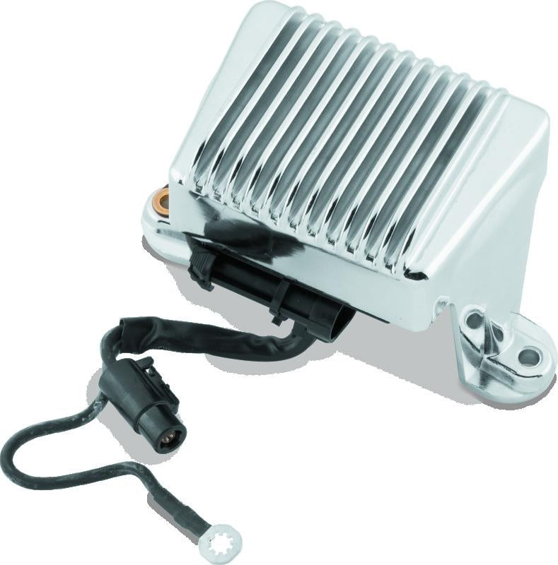 TwinPower Twin Power 04-05 FLH FLT Voltage Regulator Chrome Replaces H-D 74505-04