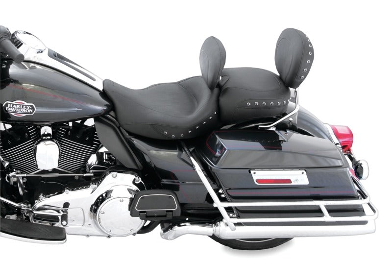 Mustang Motorcycle Mustang 08-21 Harley Electra Glide Standard Super Touring Recessed Passenger Seat - Black