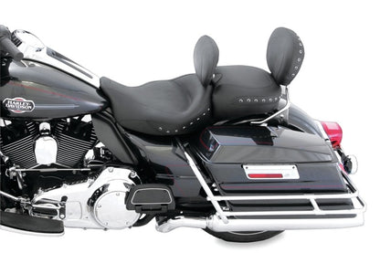 Mustang Motorcycle Mustang 08-21 Harley Electra Glide Standard Super Touring Recessed Passenger Seat - Black