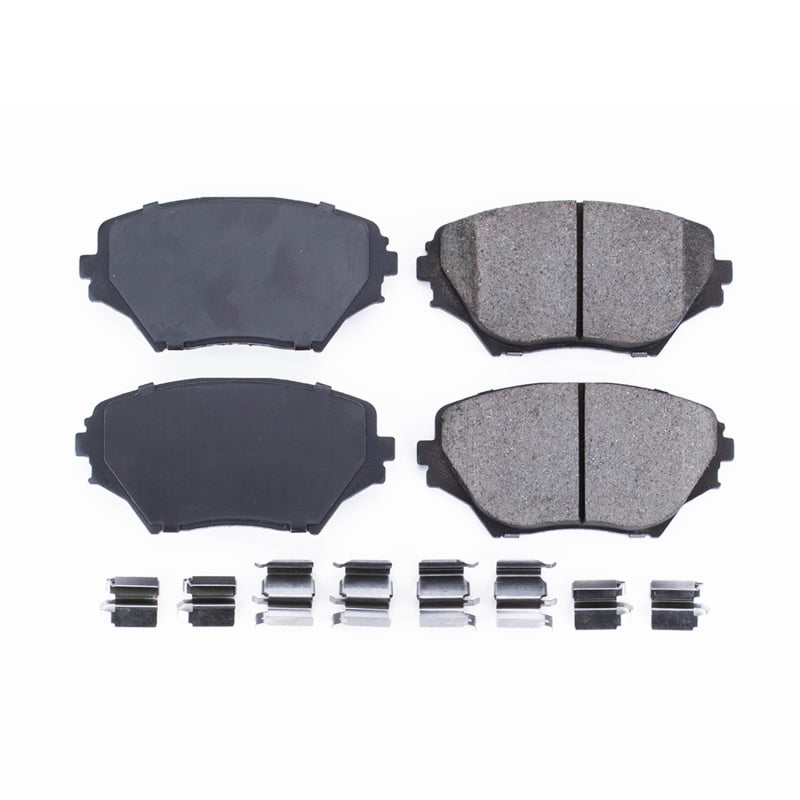 PowerStop Power Stop 01-05 Toyota RAV4 Front Z17 Evolution Ceramic Brake Pads w/Hardware