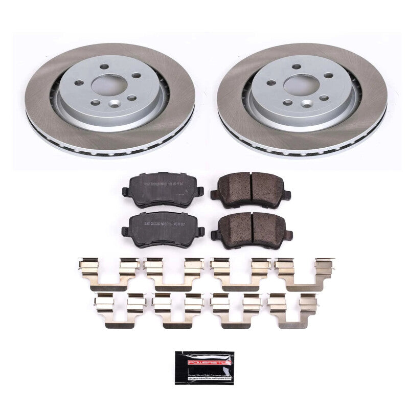 PowerStop Power Stop 08-16 Volvo XC70 Rear Semi-Coated Rotor Kit