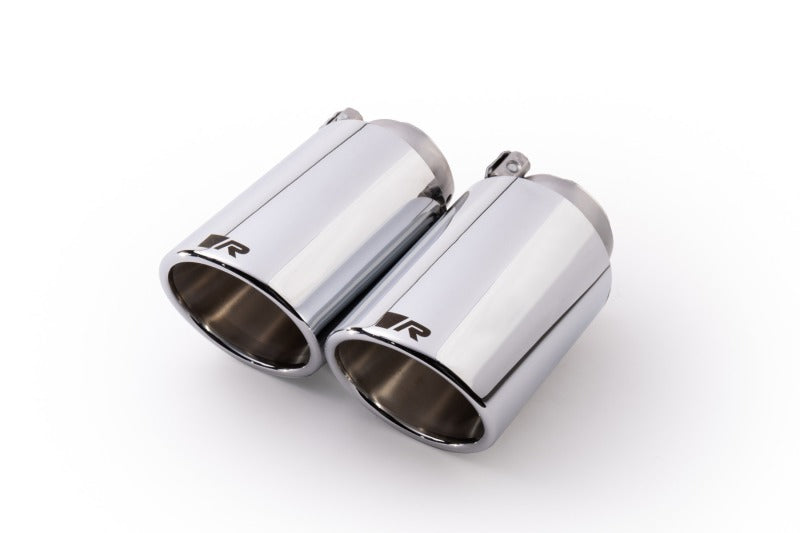 Remus Stainless Steel 102mm Angled Chrome w/Adj Clamp Tail Pipe Set (Pair)
