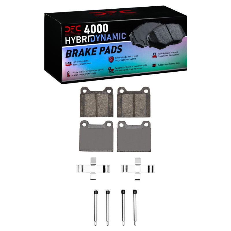 DFC 63-65 Porsche 356 Front 4000 HybriDynamic Brake Pads and Hardware Kit