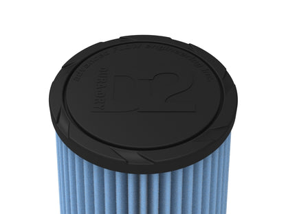 aFe POWER Universal Clamp-On Air Filter w/ D2 Dura-Dry Media - 4.5in F x 7in B x 4.75in T x 9in H
