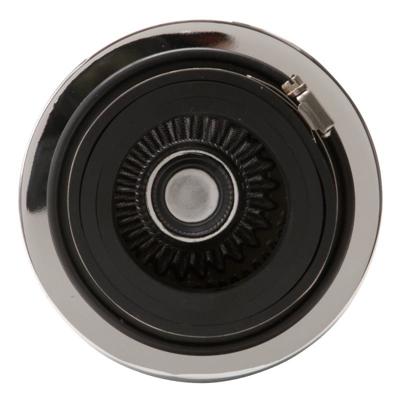 Edelbrock Air Filter Pro-Flo Series Conical 6 7In Tall Black/Chrome