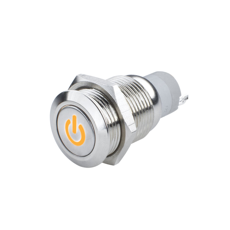 ORACLE Lighting Oracle Pre-Wired Power Symbol On/Off Flush Mount LED Switch - Amber