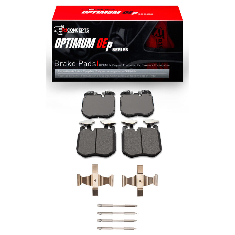 R1 Concepts R1 2016-2022 BMW 540I xDrive Front R1 Optimum OE Pads & Hardware Kit