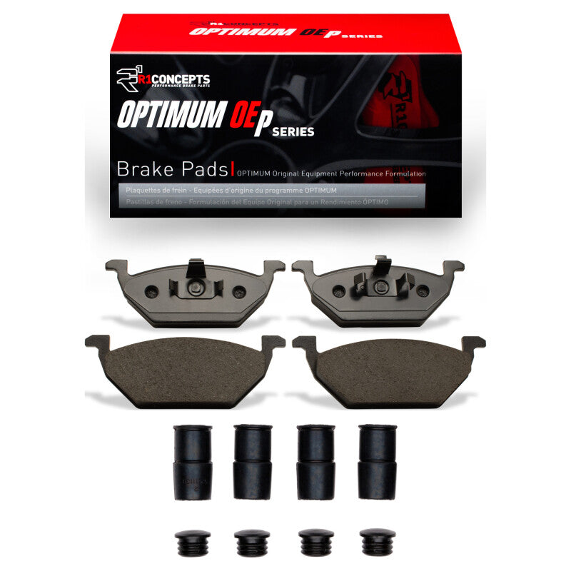 R1 Concepts R1 03-17 Volkswagen Lupo (Mexico) Front Optimum OE Brake Pads & Hardware Kit