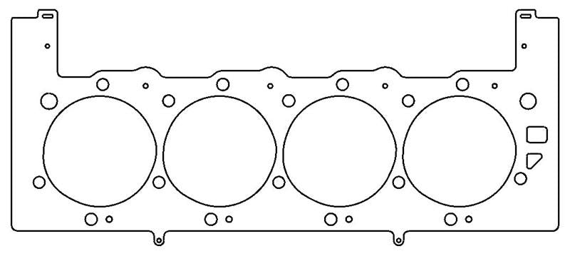 Cometic Gasket Cometic GM L18 Vortec 8100 Gen-VII Big Block V8 .045in MLS Cylinder Head Gasket - 4.350in Bore - LHS